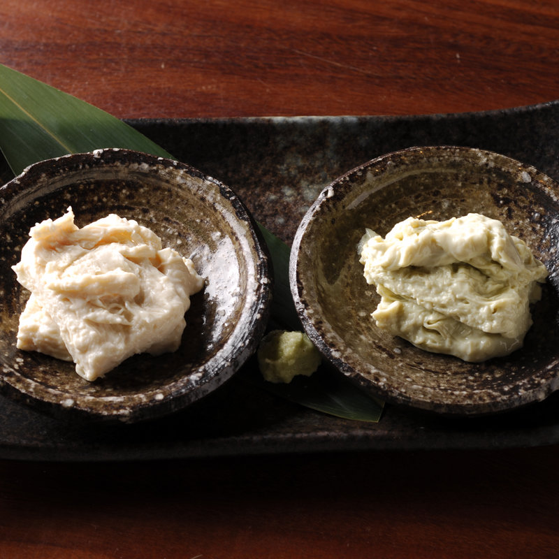 前菜2種盛り(蕎麦 流石(さすが) 本店)