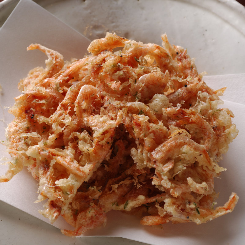 桜海老かき揚げ　(蕎麦 流石(さすが) 本店)