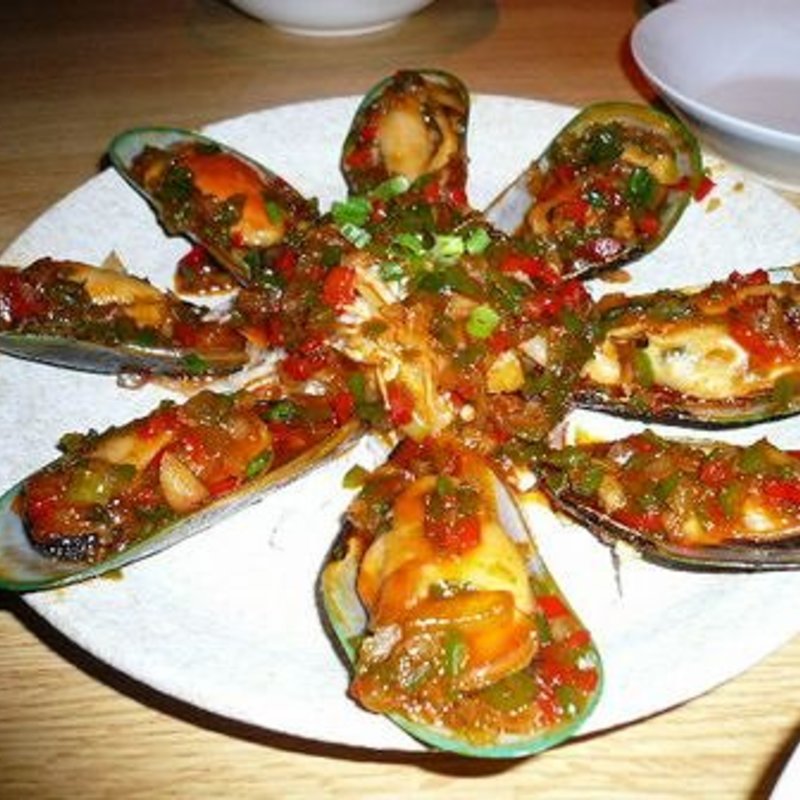 ムール貝のガーリック炒め(浅草橋美食倶楽部 アマノガワ （AMANOGAWA【旧店名】天の川 アジアンダイニング＆バー）)