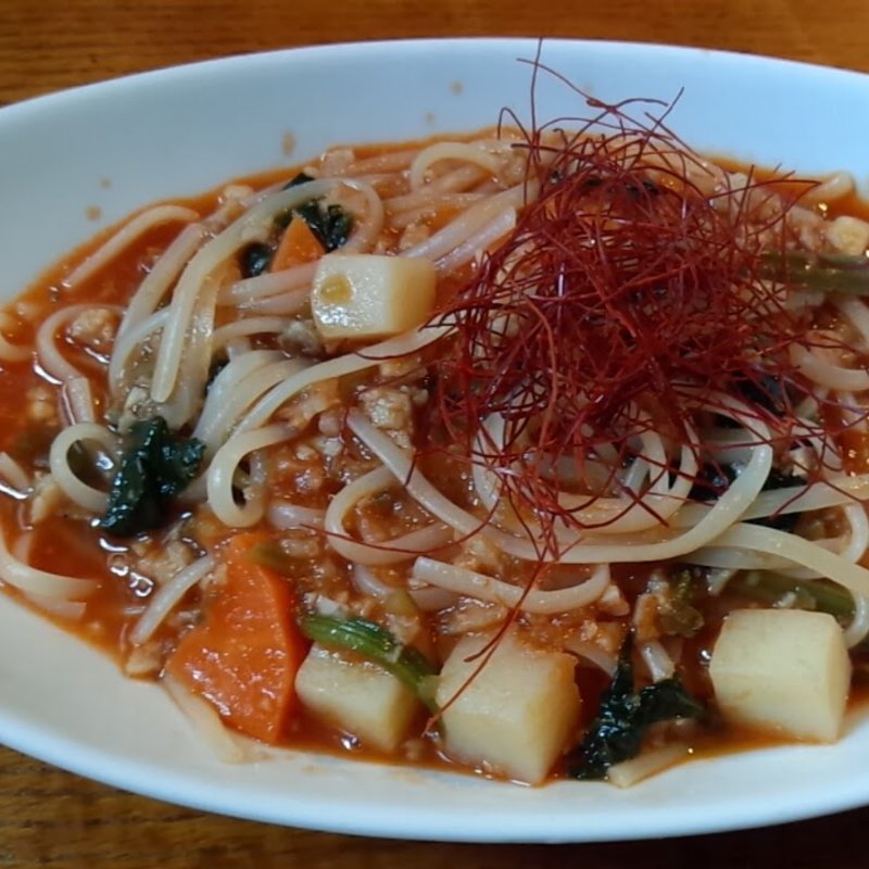 旨辛トマトのポークラグー(ナポリの食卓)