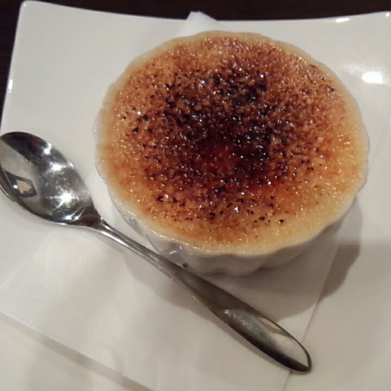 クリームブリュレ(イタリアンレストランPIA)