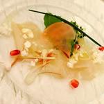 本日の鮮魚のカルパッチョ　オリーブオイルを振り掛けて(アマルフィイ・カステッロ （Amalfi CASTELLO）)