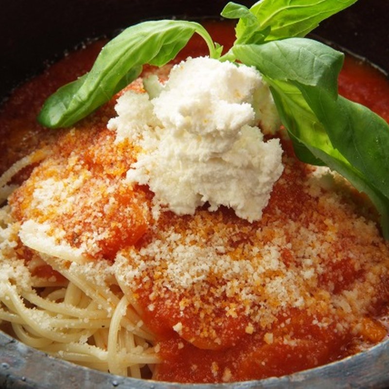 石焼トマト煮込みパスタ( SATSUMA KING 中目黒本店)