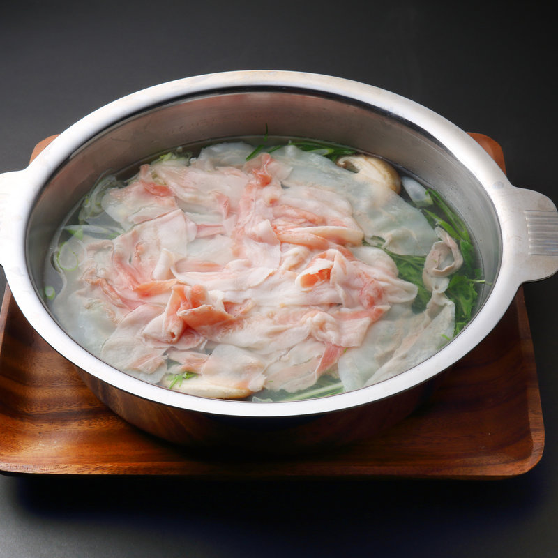 黒豚のしゃぶしゃぶ(さつま古謝 )