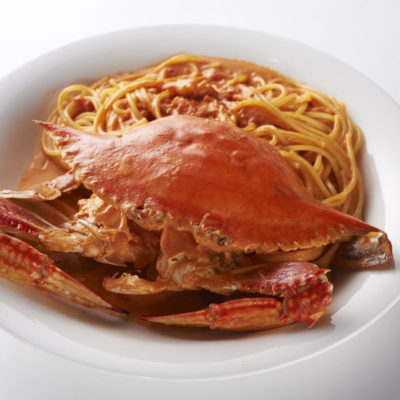 ワタリガニのパスタ(SATIN DOLL Live Restaurant)