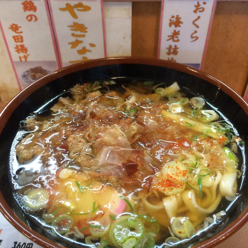 すき焼き風肉きしめん(期間限定)(かきつばた 名古屋駅1・2番線店 )