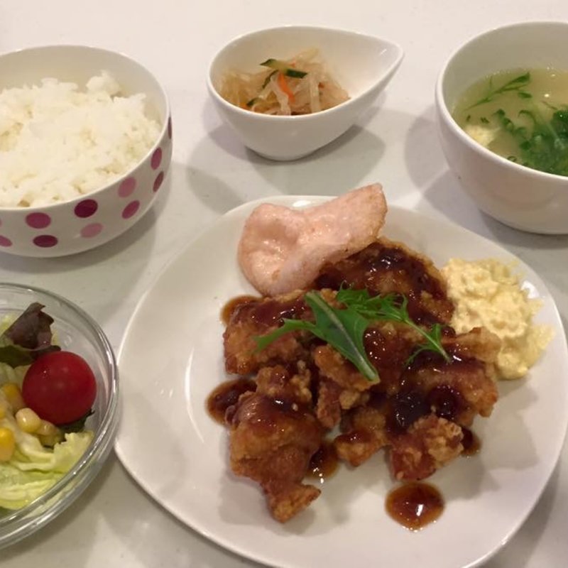 若鶏の南蛮タルタルソース(飲茶カフェ・ジャスミン)