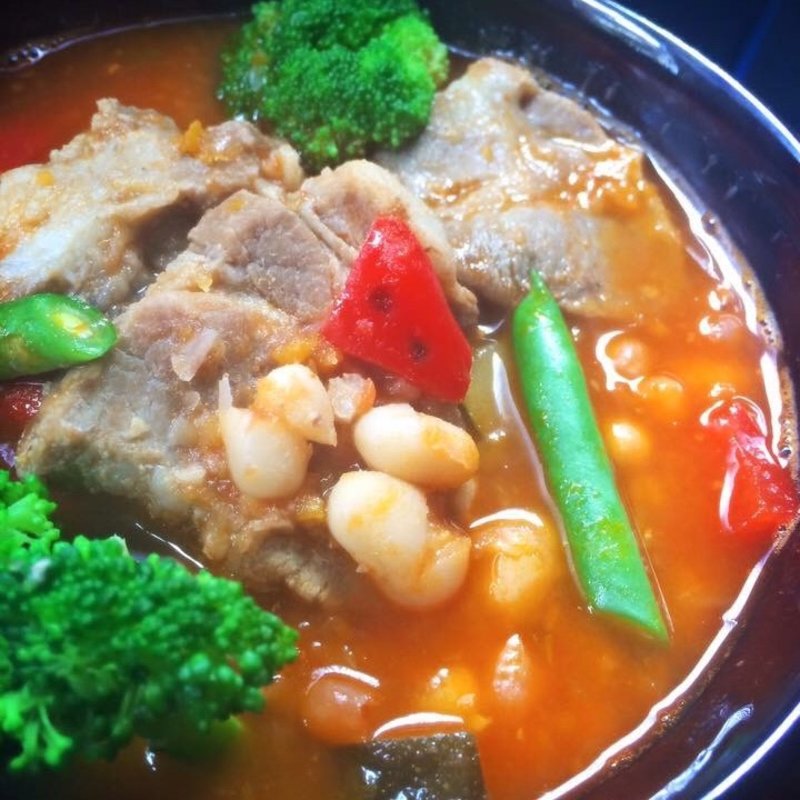 豚肩肉と野菜のトマトスープ煮込み(カフェ ド ガモヨン （café de GAMOYON）)