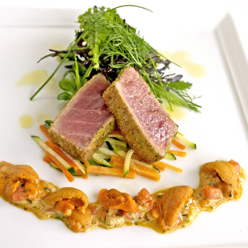 炙りマグロ(サバティーニ・ディ・フィレンツェ 東京店 （SABATINI di Firenze）)