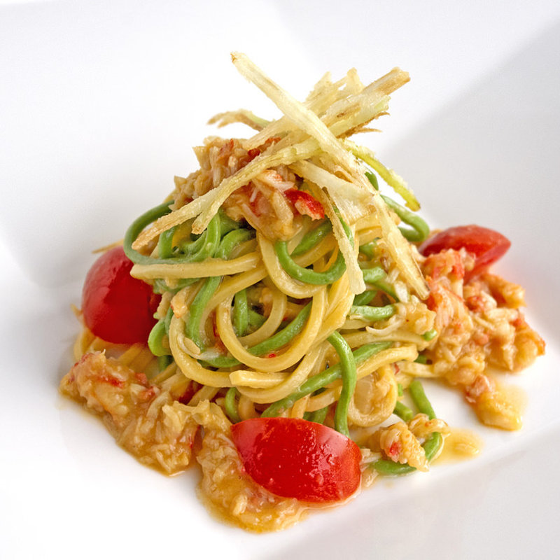 カニとトマトのフレッシュパスタ(サバティーニ・ディ・フィレンツェ 東京店 （SABATINI di Firenze）)