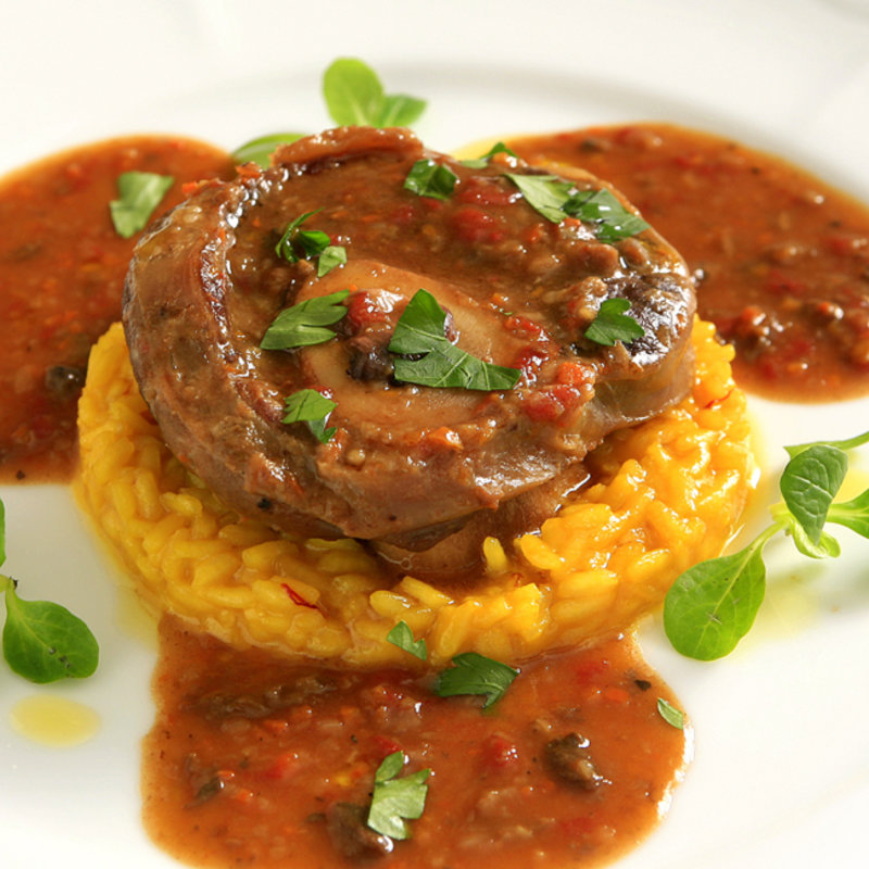 牛ホホ肉の煮込み　リゾット風(サバティーニ・ディ・フィレンツェ 東京店 （SABATINI di Firenze）)