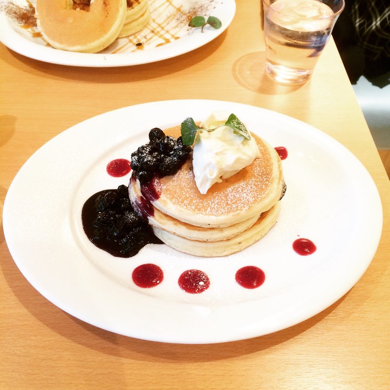 ブルーベリークリームチーズパンケーキ(オハナ （OHANA）)