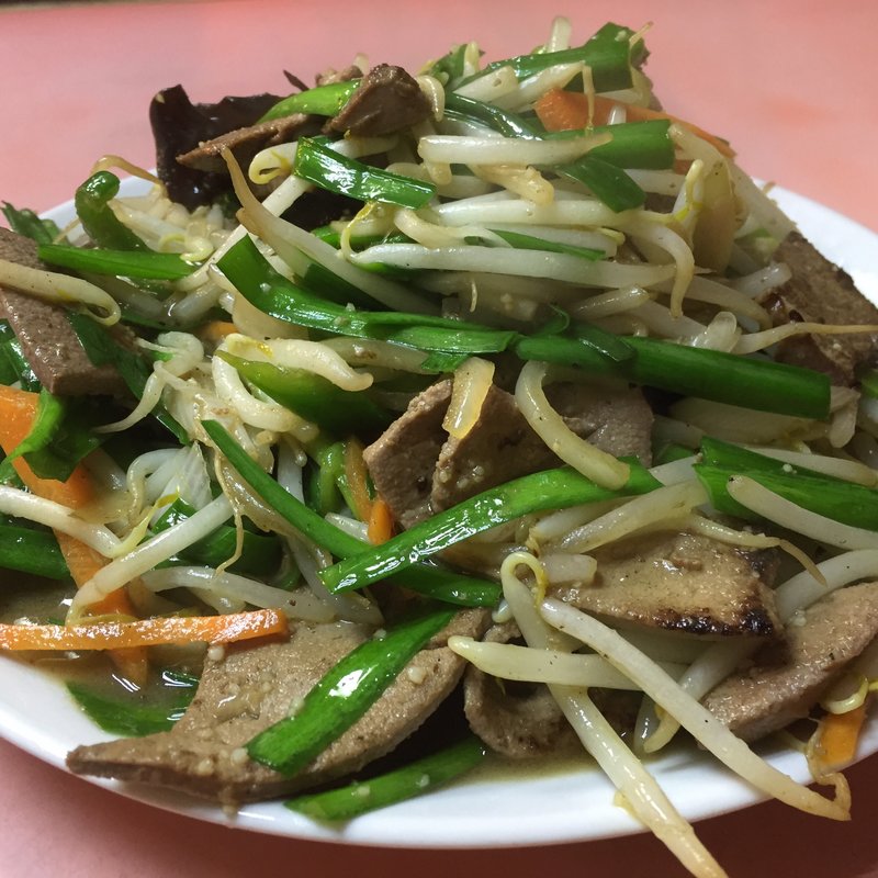 レバニラ炒め(上海楼)