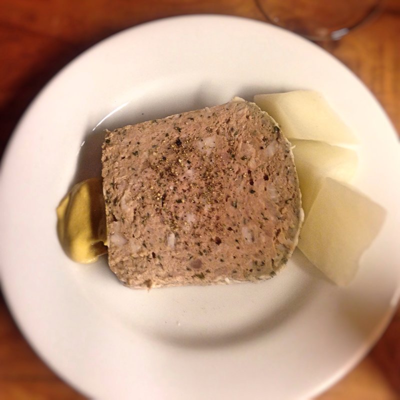 豚肉と鶏レバーのパテ(アヒルストア)