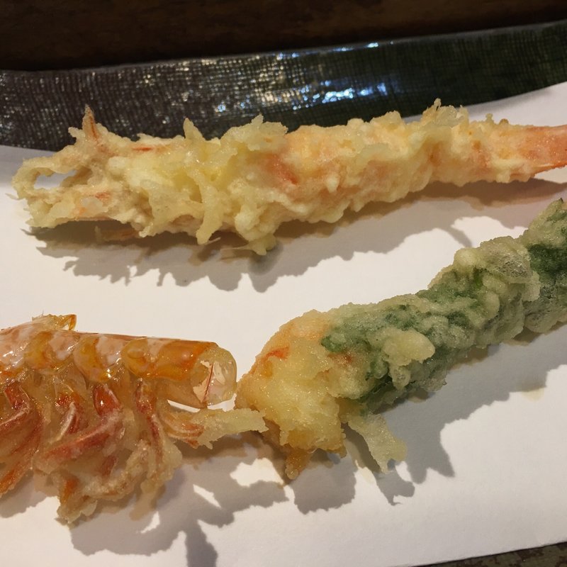 海老天麩羅(田丸 （てんぷらしょくどう　たまる）)