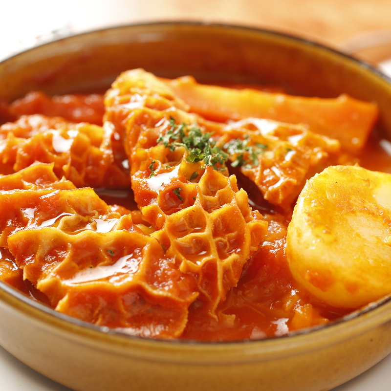 ハチノス　トマト煮込み(サンシモン )