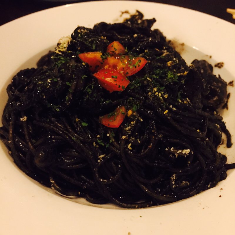 イカスミのパスタ(CUORE del PESCE)