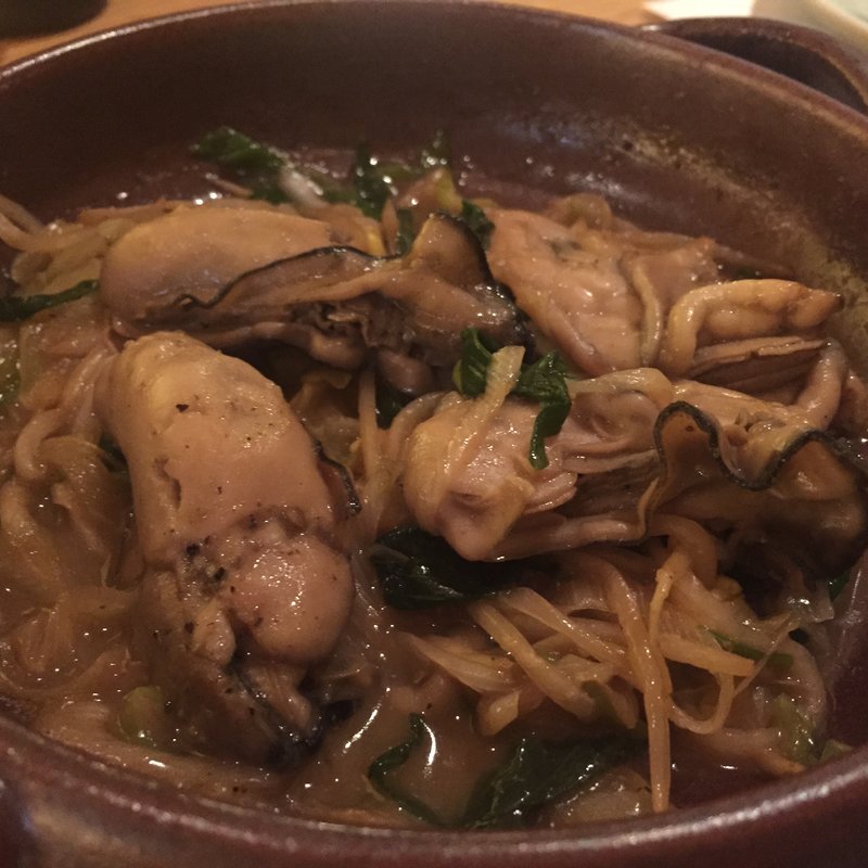 牡蠣の陶板焼き(心・技・体 うるふ)