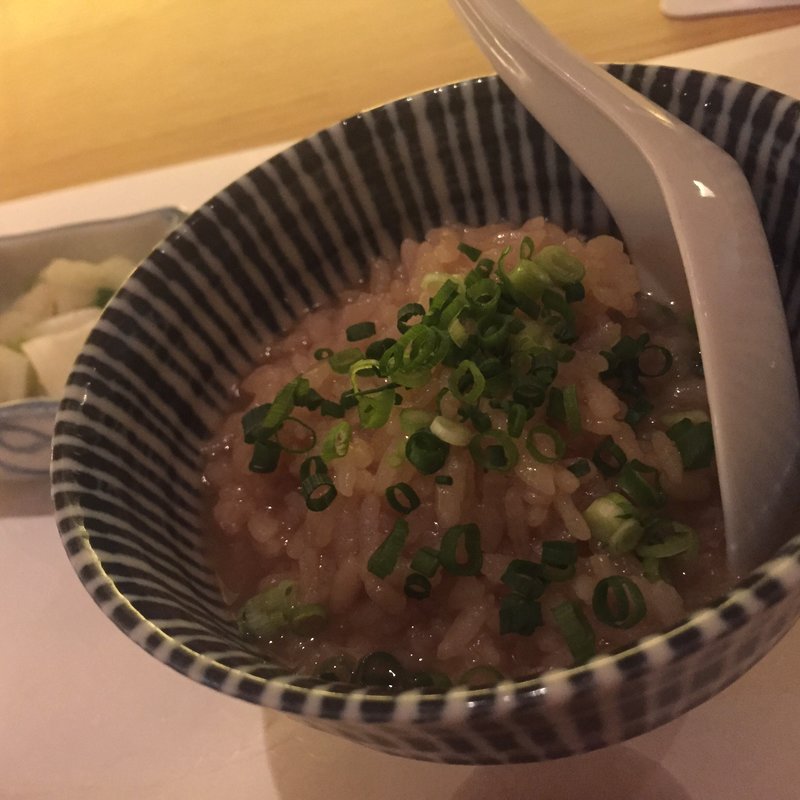 すっぽん鍋の雑炊(心・技・体 うるふ)