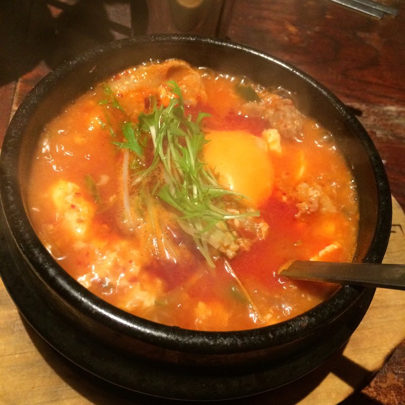 豚バラスンドゥブ(東洋食堂 百)