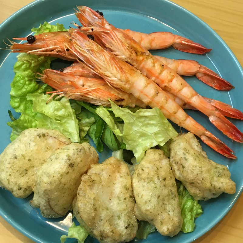 天使エビのグリル(ベジィカップス （Veggie cups）)