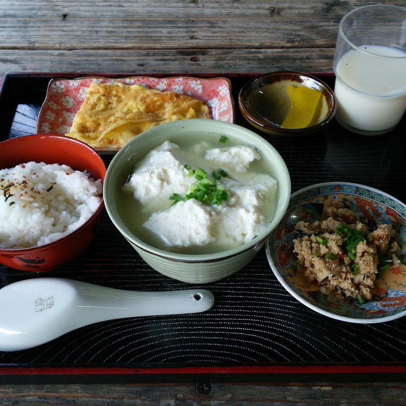 お年寄りゆし豆腐セット(とうふの比嘉)
