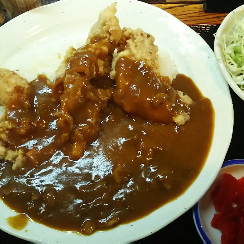 とり唐揚カレーライス(居酒屋くろ兵衛)