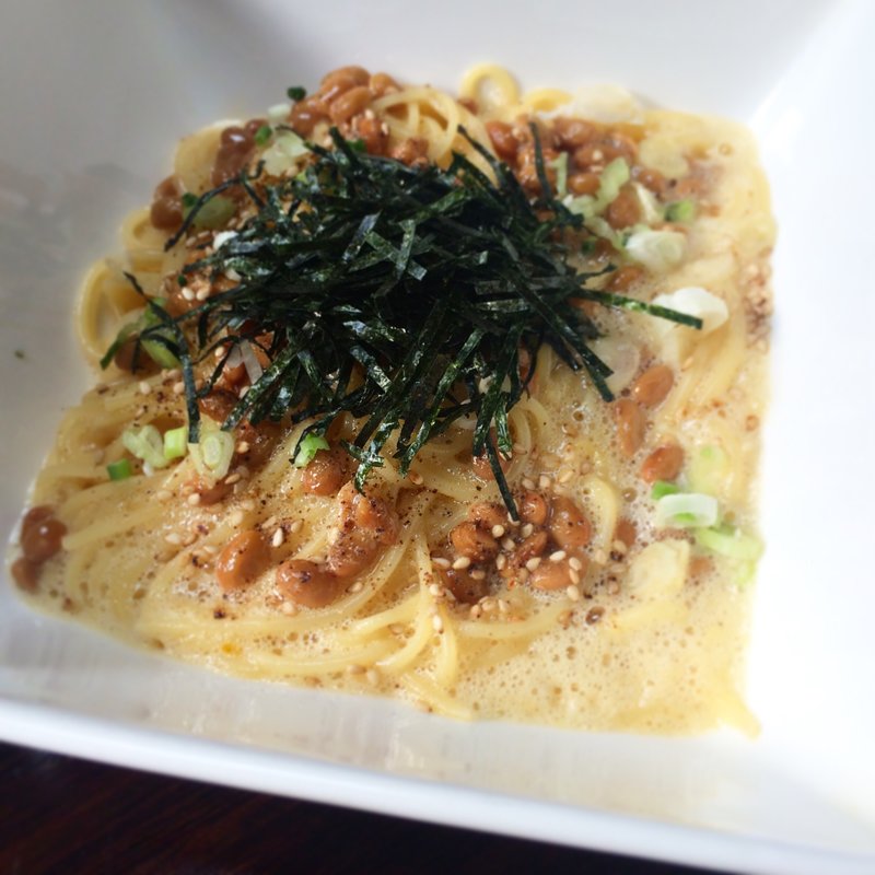 納豆パスタ(オーズ カフェ （OZ Cafe）)
