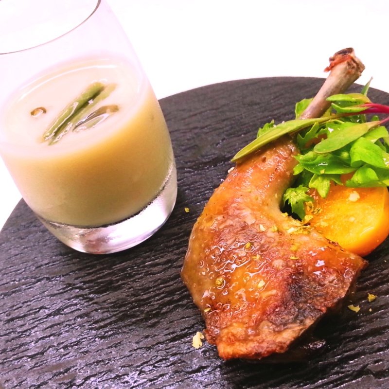 鶏モモ肉のグリル(シェ松尾)