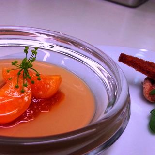 トマトの冷製スープ(シェ松尾)