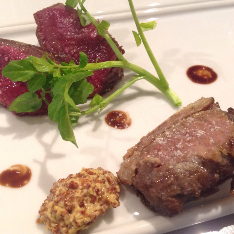 牛肉と豚肉の盛り合わせ(イタリアングリル シトリーノ （Citrino）)