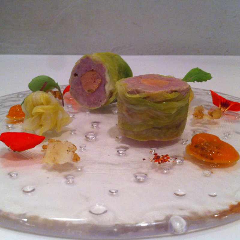 ラパンとフォアグラ (レストラン セビアン （restaurant c'est bien）)