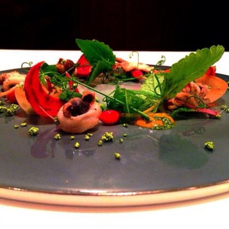 ミミイカ、ガスパチョ (レストラン セビアン （restaurant c'est bien）)