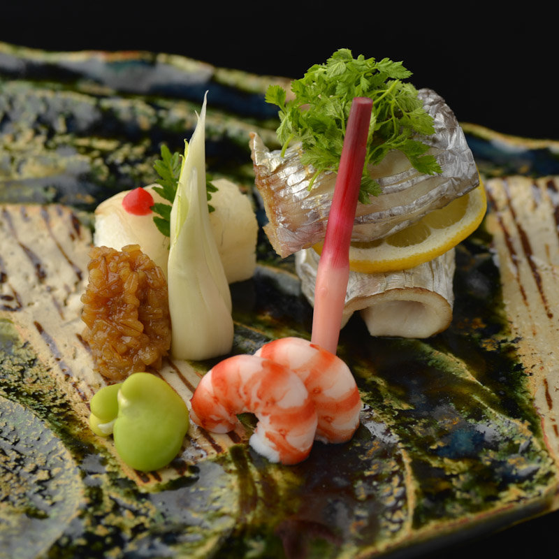 海老と白身の一皿(えど )