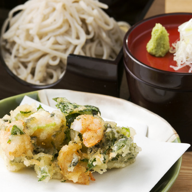 海老のかき揚げ(銀座捨松)