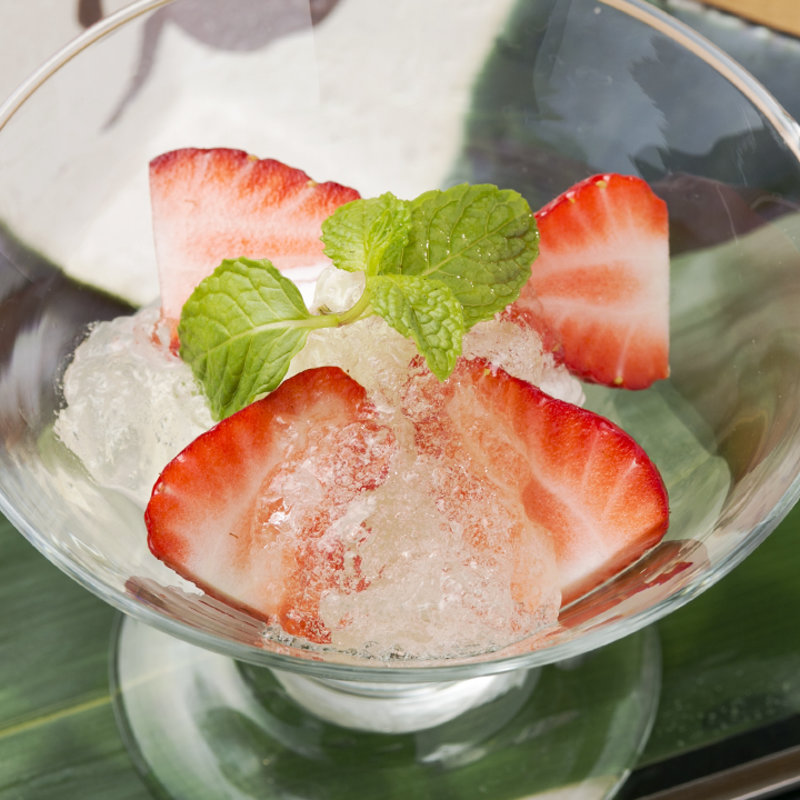 苺のシャーベット(銀座捨松)