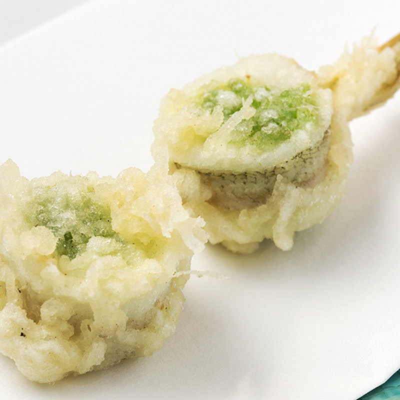 白身の串揚げ(銀座捨松)