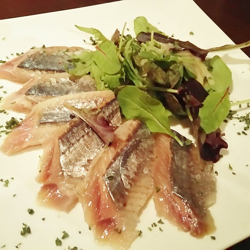 秋刀魚のレモンマリネ(エノテカ ポポラーレ （ENOTECA POPOLARE）)