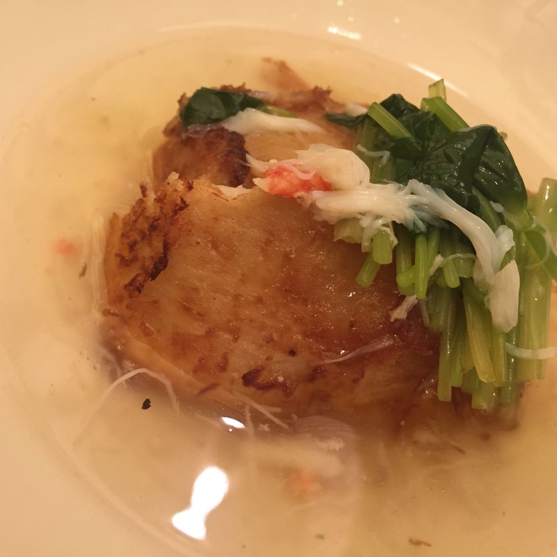 里芋の蟹あんかけ(平岡)