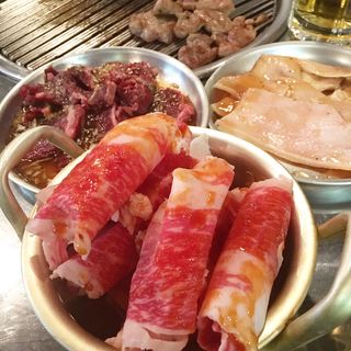 牛バラ肉焼きしゃぶ(ナグネコプテギ )