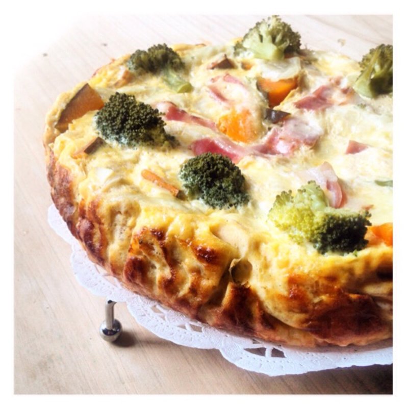 かぼちゃとべーこんのキッシュ(myzk)