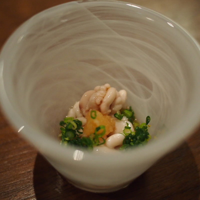 白子ポン酢(初代割烹高橋)