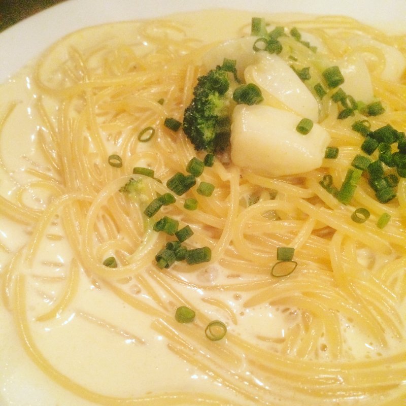 うにチーズソースのブロッコリーもんごうイカ(虫の巣)