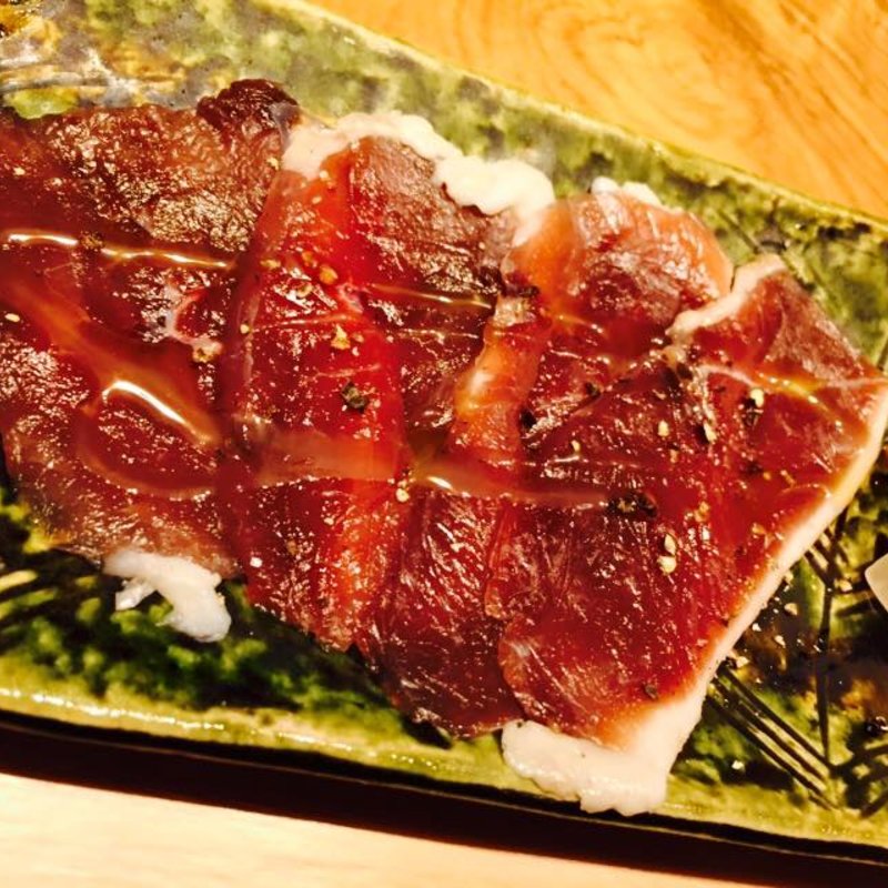 鴨の生ハム 和風ピクルス添え(手打そば風來蕎)