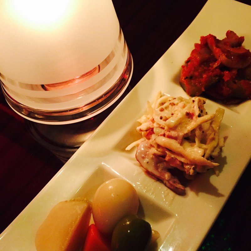 お任せ冷前菜の3種盛り(Barbaro たまプラーザ)