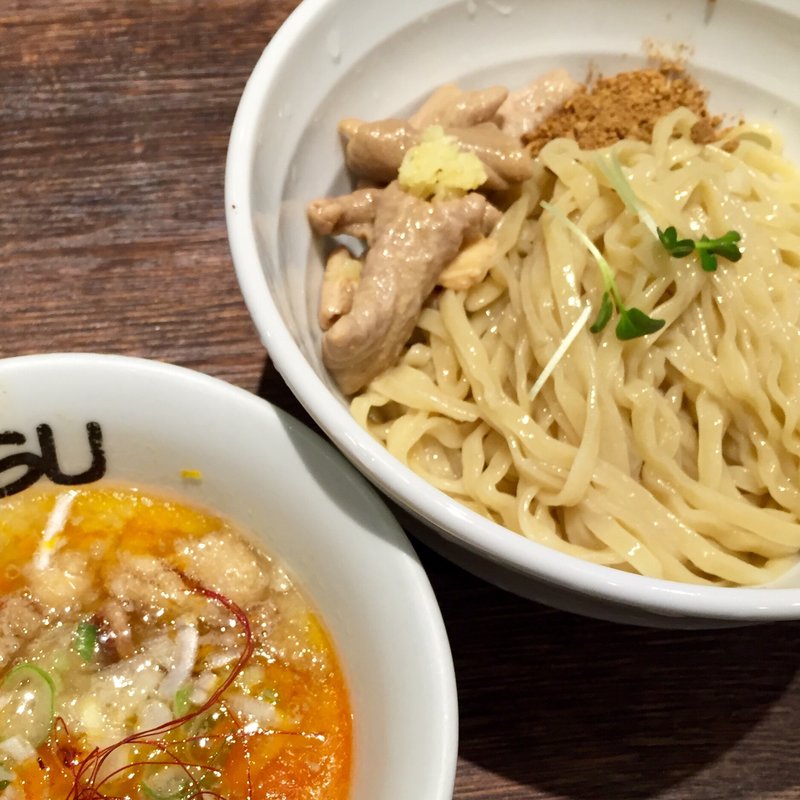 豚もつ味噌つけめん(つけめんTETSU 壱の木戸)