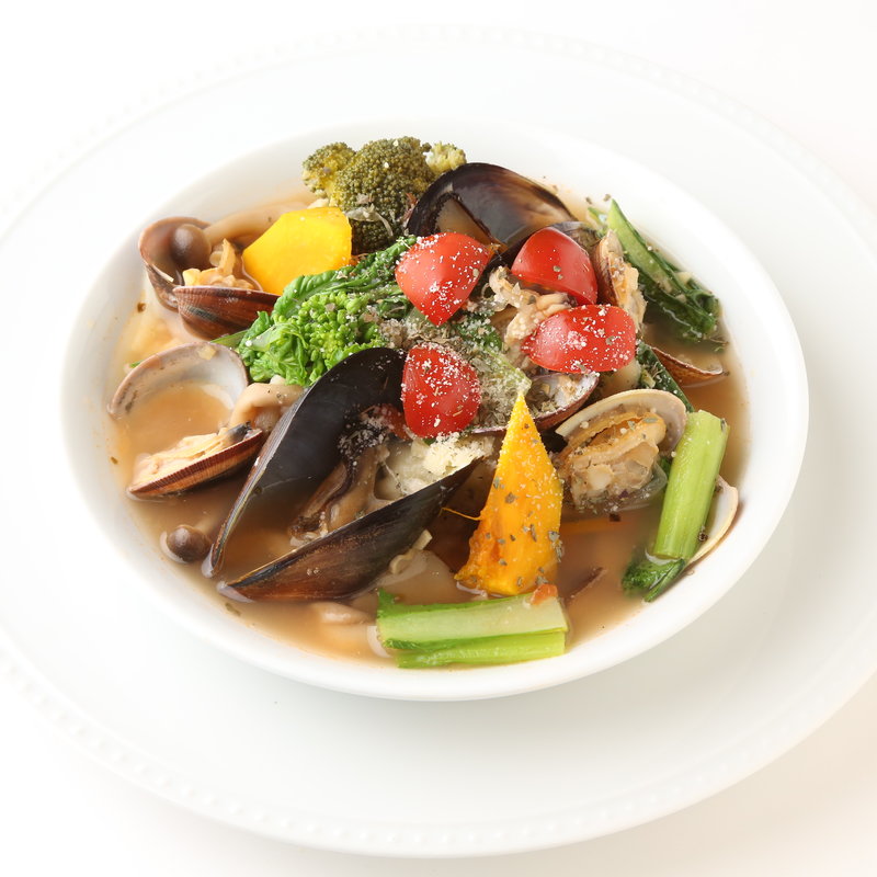 貝と野菜のポトフ( 神人秀菜)