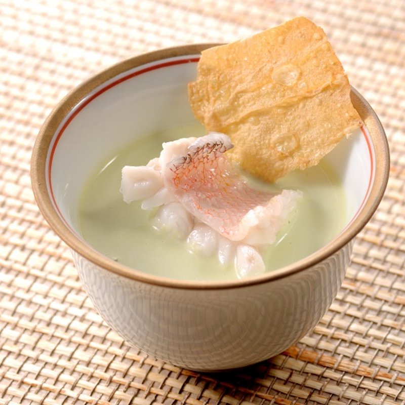 真鯛の冷製スープ(杉もと （すぎもと）)