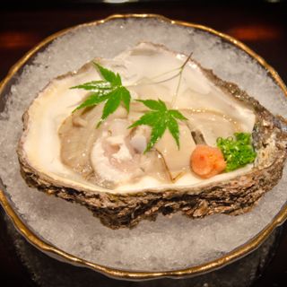 生牡蠣(日本料理 晴山)