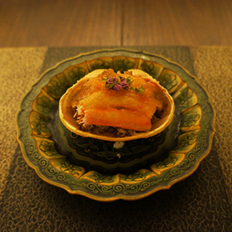 焼きカニ(日本料理 晴山)